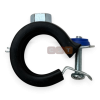 Хомут оцинкованный с epdm M8 32-35мм